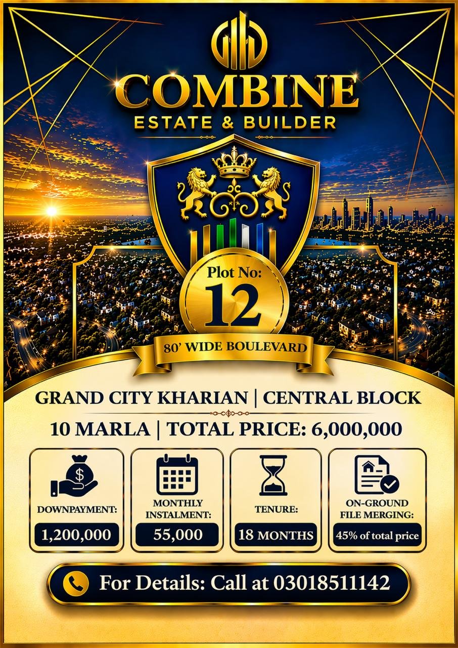 Plot12-St#Corner/Boulevard-Central Block
