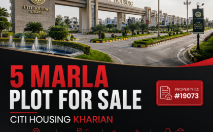 5 Marla Plot for Sale in Citi Housing Kharian
