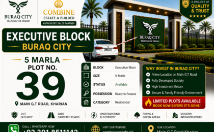 5 Marla Plot | Executive Block | Buraq City