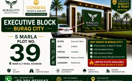 5 Marla Plot | Executive Block | Buraq City