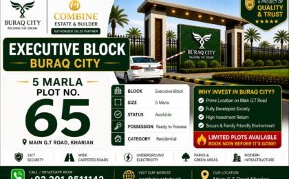 5 Marla Plot | Executive Block | Buraq City