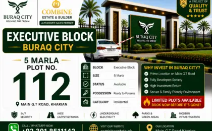 5 Marla Plot | Executive Block | Buraq City