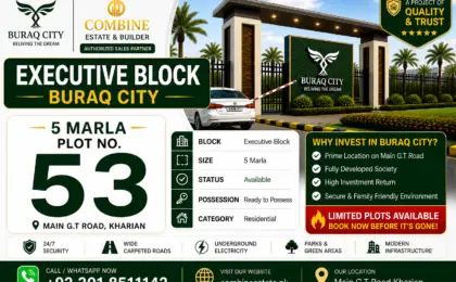5 Marla Plot | Executive Block | Buraq city