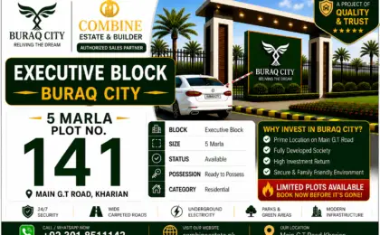 5 Marla Plot | Executive Block | Buraq City