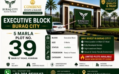 5 Marla Plot | Executive Block | Buraq City