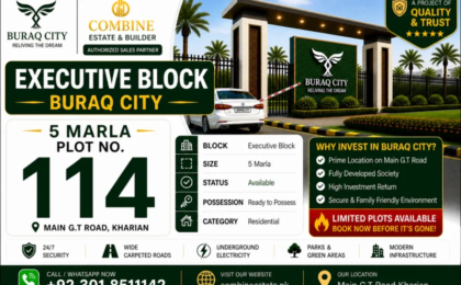 5 Marla Plot | Executive Block | Buraq City