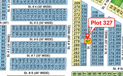 5 Marla Plot For Sale in Grand City Kharian Block Burj Block