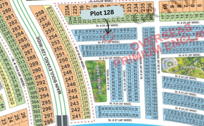 5 Marla Plot For Sale in Grand City Kharian Block Overseas premium enclave