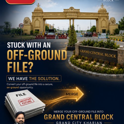 Grand Central Block Kharian | Convert Off-Ground Files