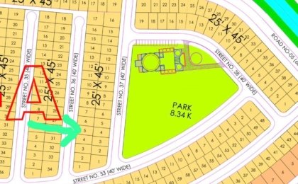 5 Marla Plot For Sale in Citi Housing Kharian Block A