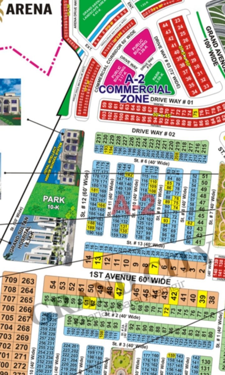 5 Marla Plot For Sale in Grand City Kharian Block A2