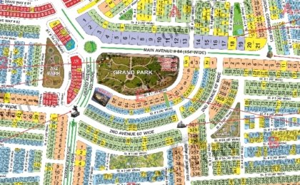 10 Marla Plot For Sale in Grand City Kharian Block B