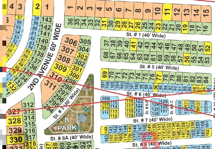 10 Marla Plot For Sale in Grand City Kharian Block B