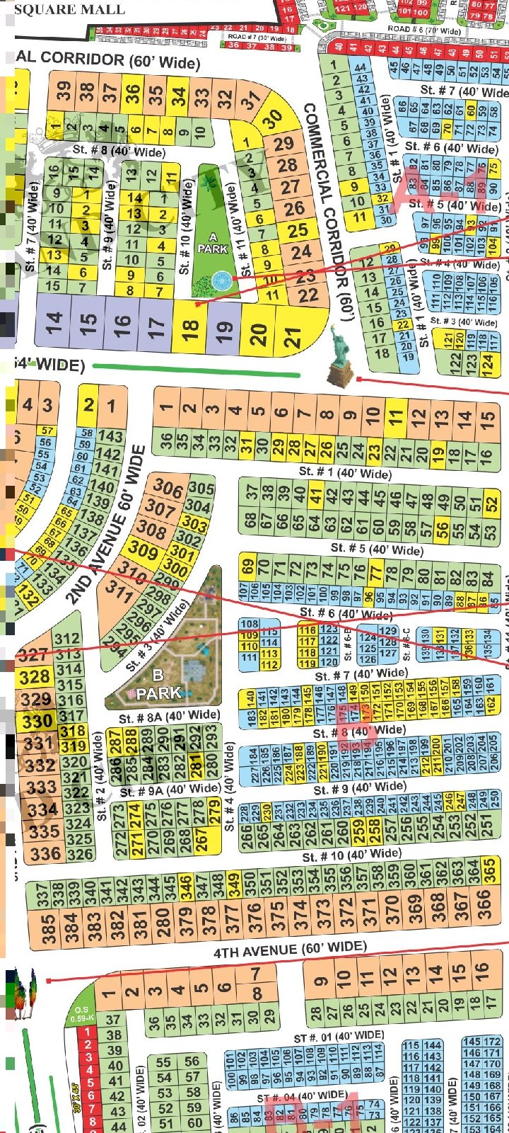 10 Marla Plot For Sale in Grand City Kharian Block B